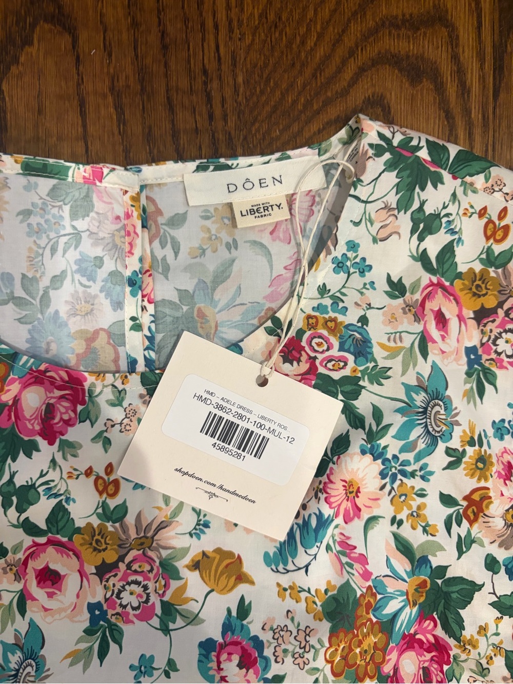 DOEN ADELE LIBERTY ROSE DRESS - Picture 11 of 15